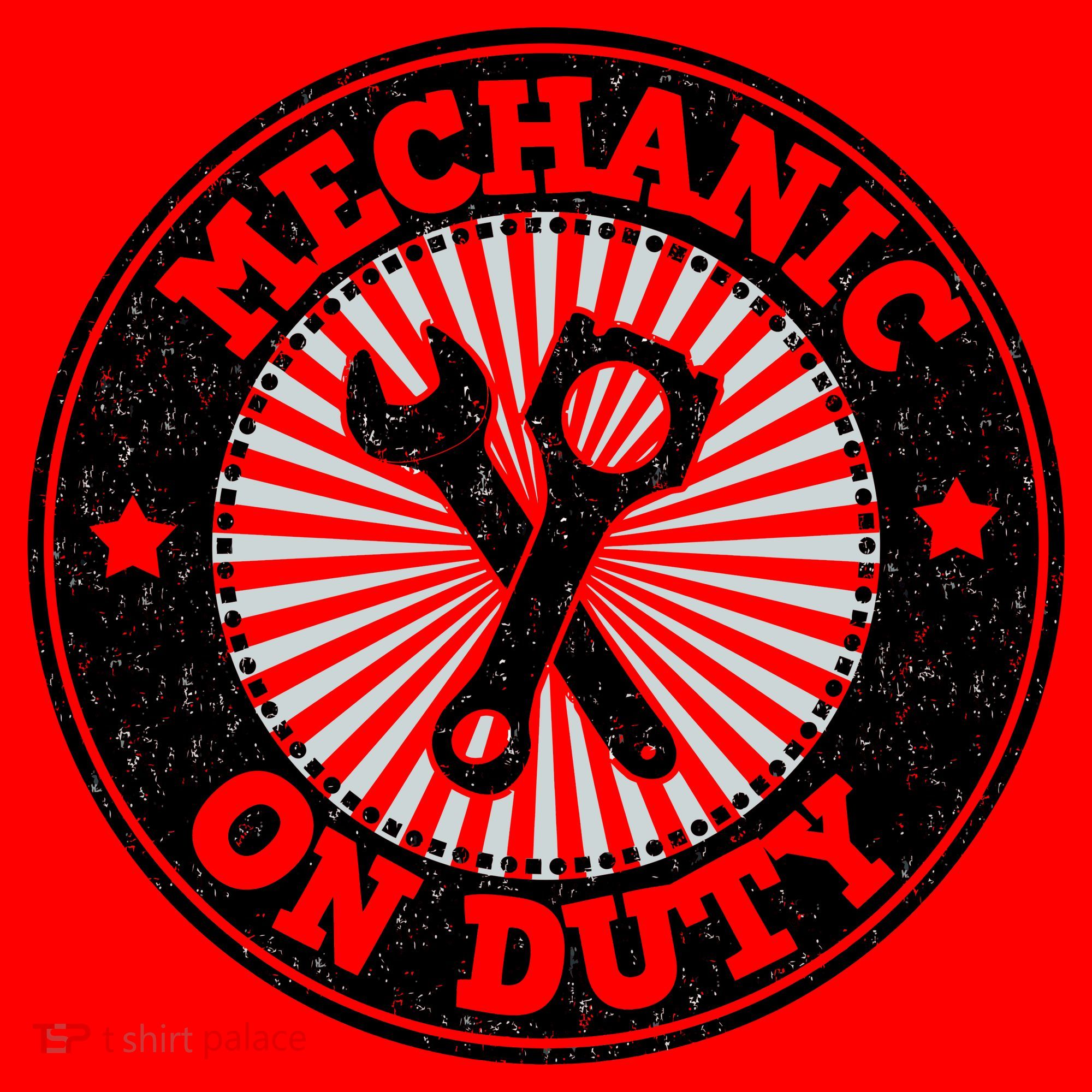 Mechanic On Duty Santa Hat