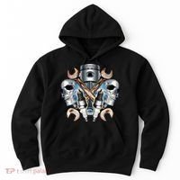 Mechanic Skulls With Wrench & Spark Plugs Hoodie thumb 0
