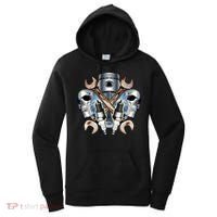 Mechanic Skulls With Wrench & Spark Plugs Women's Hoodie thumb 0