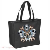 Mechanic Skulls With Wrench & Spark Plugs Tote Bag thumb 2
