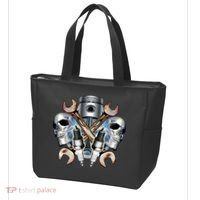 Mechanic Skulls With Wrench & Spark Plugs Tote Bag thumb 3