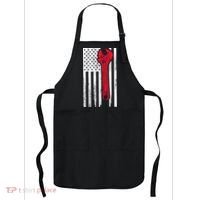 Mechanic USA American Flag Apron thumb 0