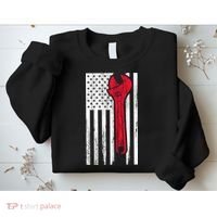 Mechanic USA American Flag Sweatshirt thumb 2