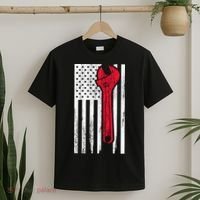 Mechanic USA American Flag T-Shirt thumb 2