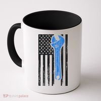 Mechanic USA American Flag Coffee Mug thumb 0