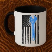 Mechanic USA American Flag Coffee Mug thumb 2
