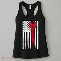 Mechanic USA American Flag Women's Tank Top thumb 3