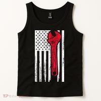 Mechanic USA American Flag Tank Top thumb 2