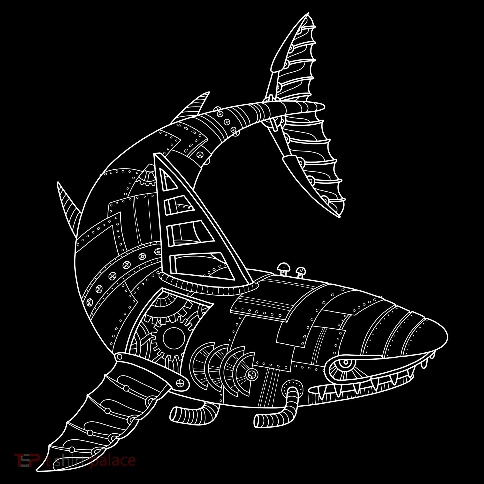 Mechanical Shark Backpack