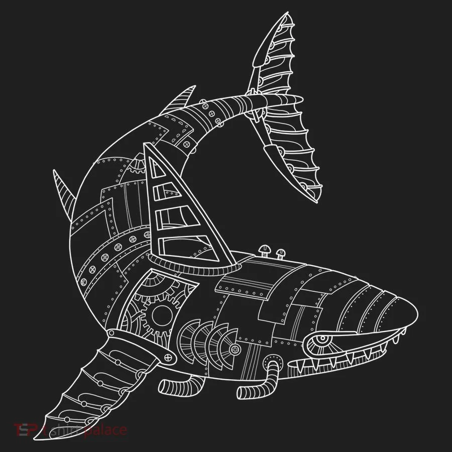 Mechanical Shark Tumbler