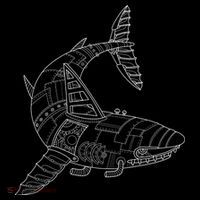Mechanical Shark Ornament thumb 1