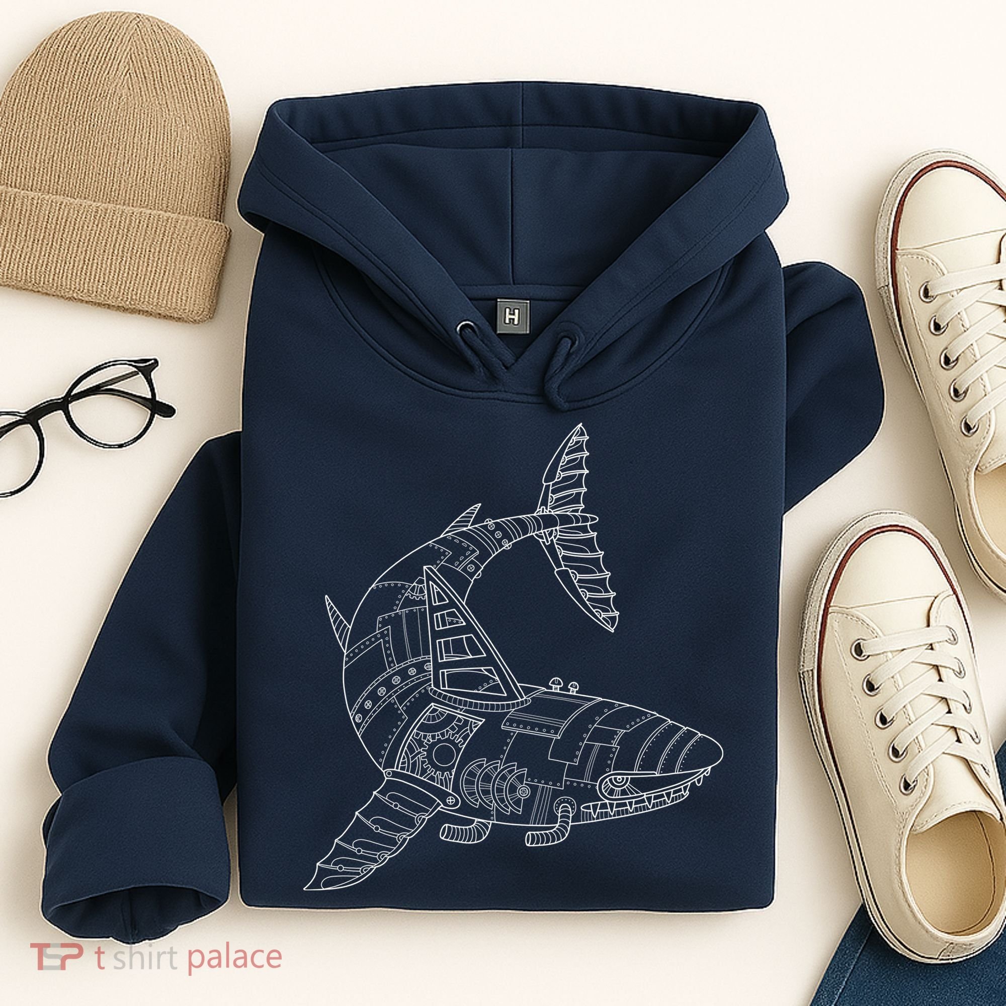 Mechanical Shark Hoodie
