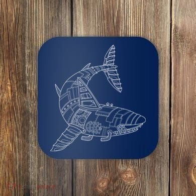 Mechanical Shark Coaster