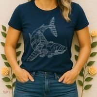 Mechanical Shark Women's T-Shirt thumb 2