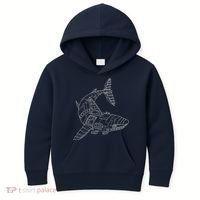 Mechanical Shark Kids Hoodie thumb 0