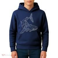 Mechanical Shark Kids Hoodie thumb 4