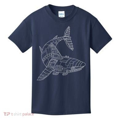 Mechanical Shark Kids T-Shirt