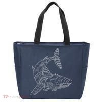 Mechanical Shark Tote Bag thumb 0