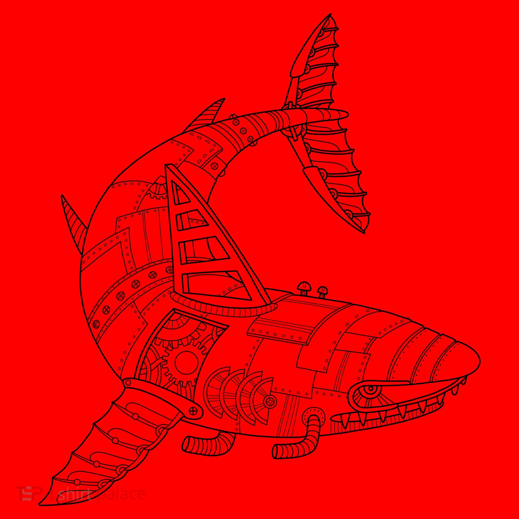 Mechanical Shark Santa Hat