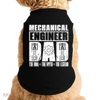Mechanical Engineer Dad The Engineering Mechanical Engineer Gift Doggie Tank thumb 0