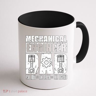 Mechanical Engineer Dad The Engineering Mechanical Engineer Gift Coffee Mug back