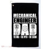 Mechanical Engineer Dad The Engineering Mechanical Engineer Gift Golf Towel thumb 0