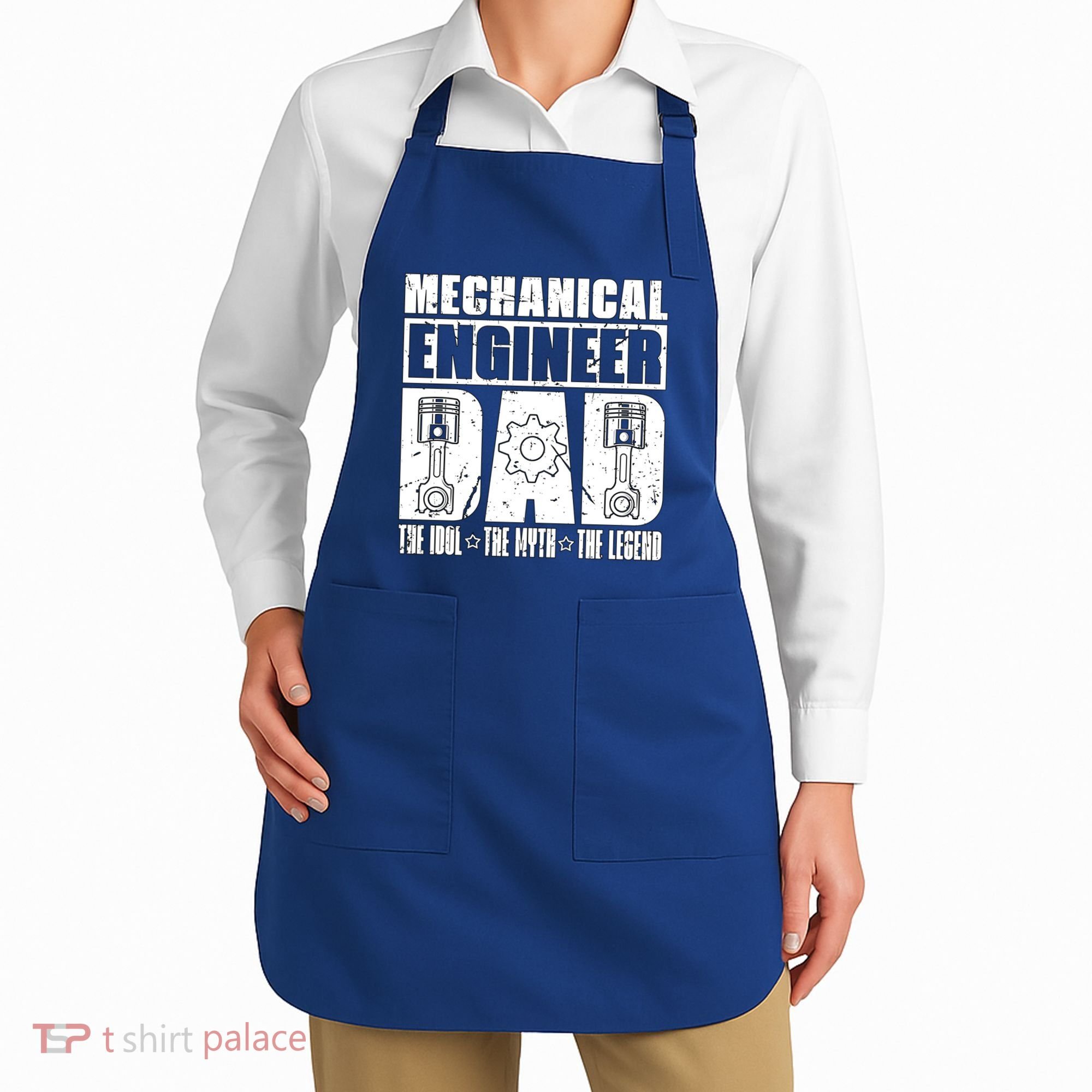 Mechanical Engineer Dad The Engineering Mechanical Engineer Gift Apron