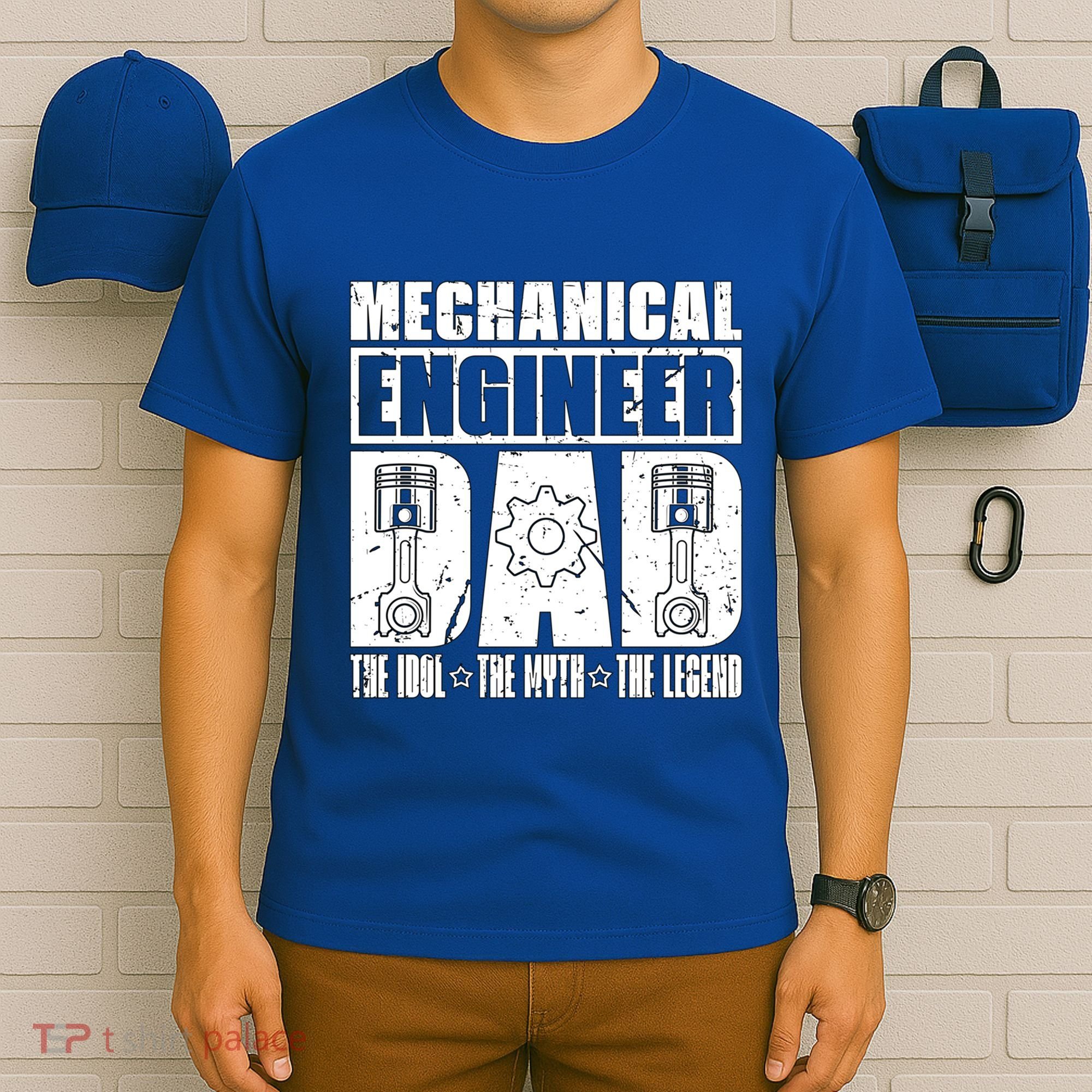 Mechanical Engineer Dad The Engineering Mechanical Engineer Gift T-Shirt