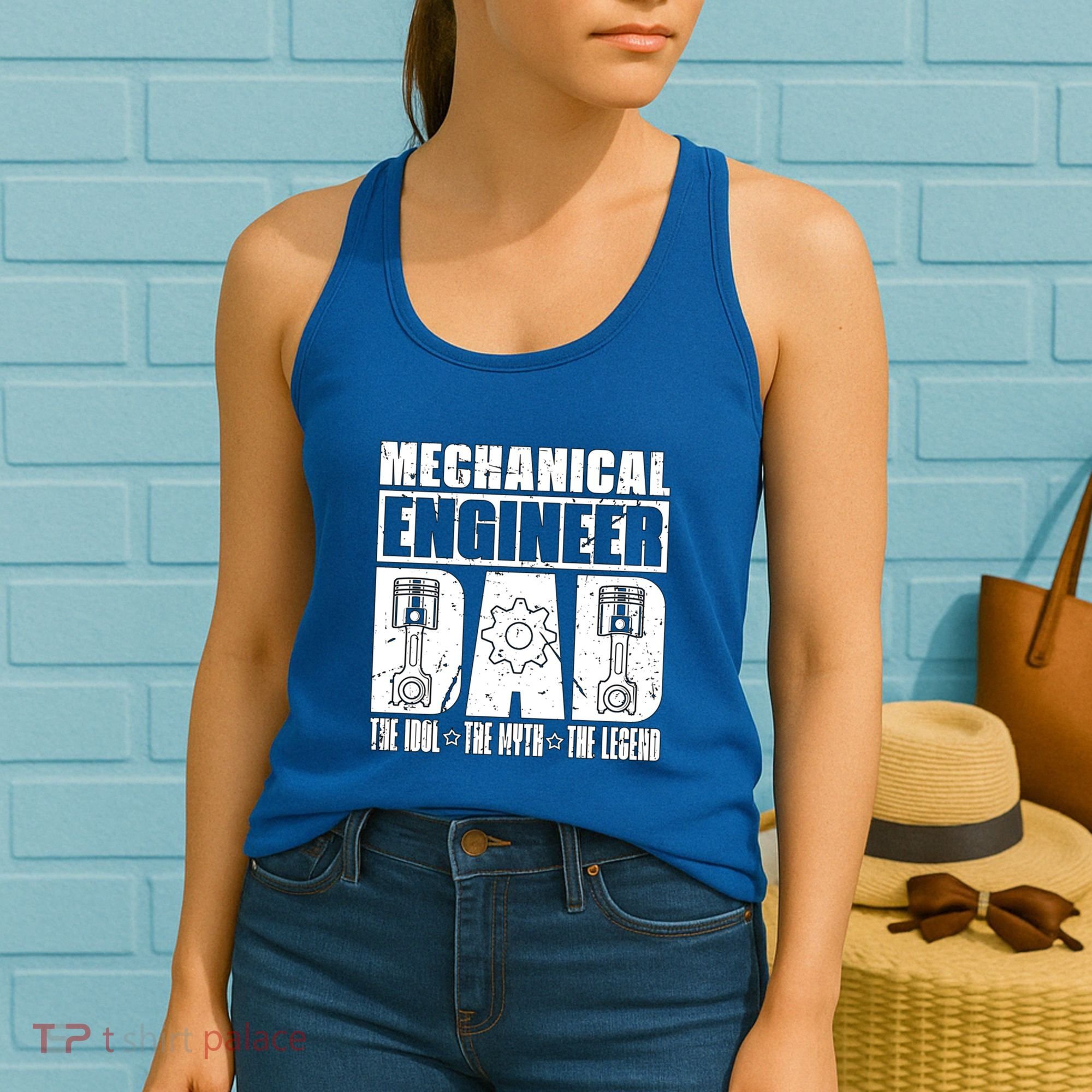 Mechanical Engineer Dad The Engineering Mechanical Engineer Gift Women's Tank Top