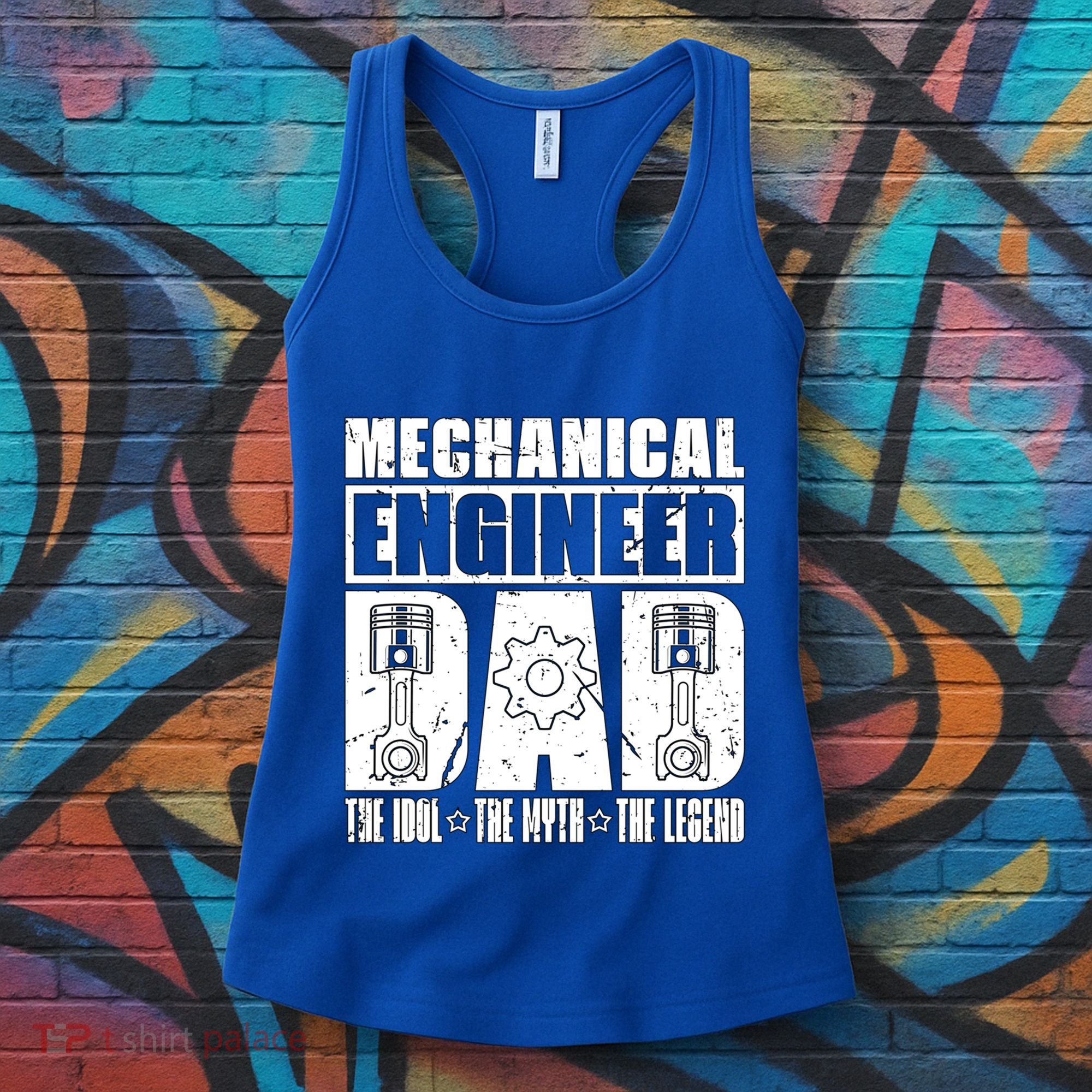 Mechanical Engineer Dad The Engineering Mechanical Engineer Gift Women's Tank Top