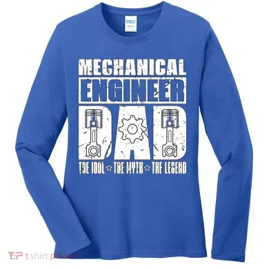 Mechanical Engineer Dad The Engineering Mechanical Engineer Gift Women's Long Sleeve Shirt