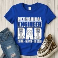 Mechanical Engineer Dad The Engineering Mechanical Engineer Gift Women's T-Shirt thumb 3