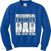 Mechanical Engineer Dad The Engineering Mechanical Engineer Gift Kids Sweatshirt thumb 0