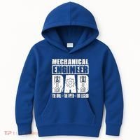 Mechanical Engineer Dad The Engineering Mechanical Engineer Gift Kids Hoodie thumb 0