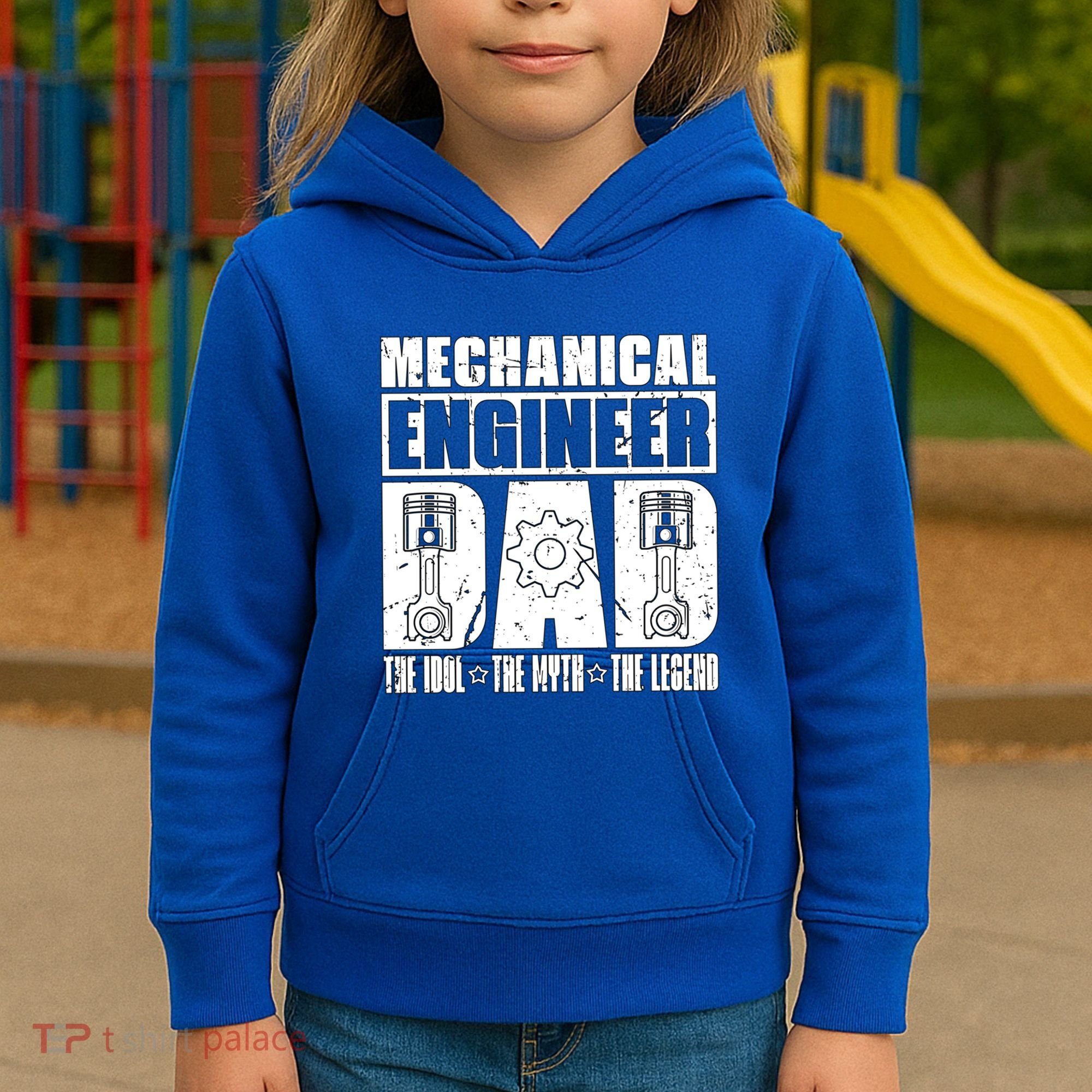 Mechanical Engineer Dad The Engineering Mechanical Engineer Gift Kids Hoodie