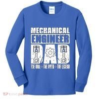 Mechanical Engineer Dad The Engineering Mechanical Engineer Gift Kids Long Sleeve Shirt thumb 0