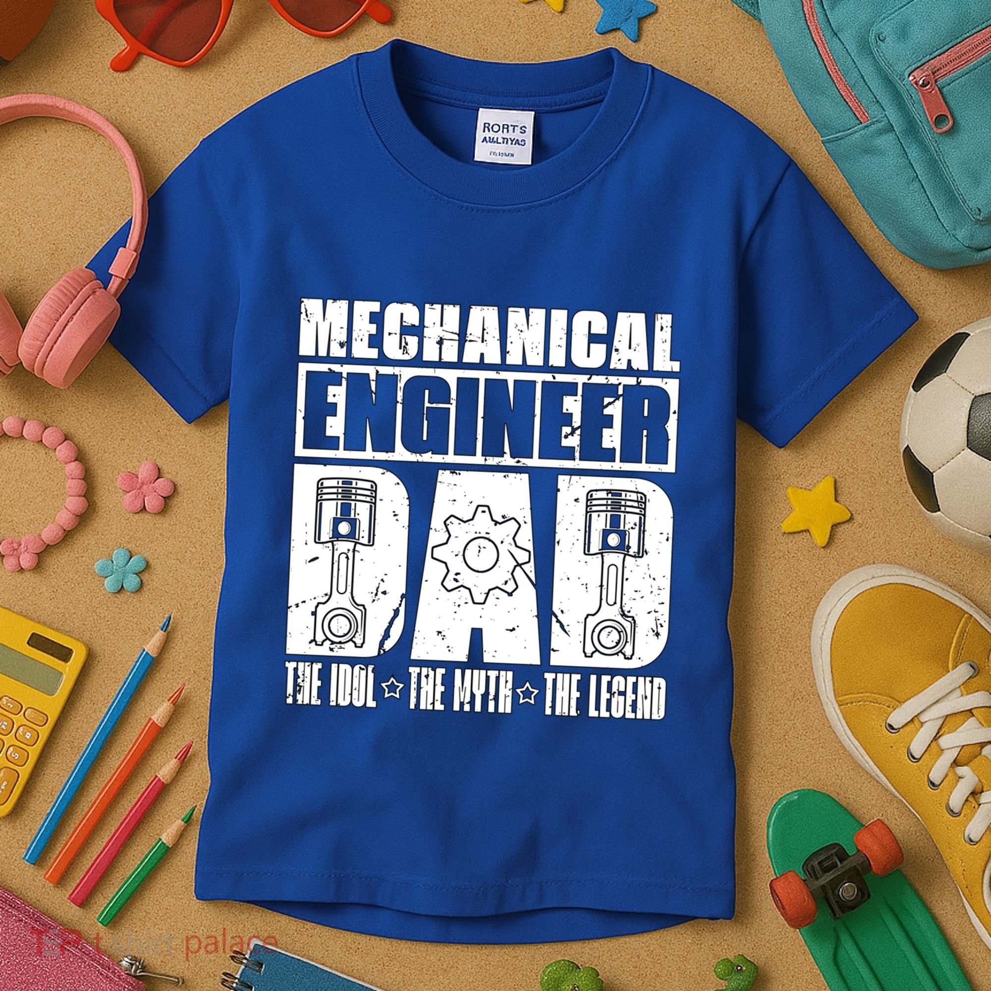 Mechanical Engineer Dad The Engineering Mechanical Engineer Gift Kids T-Shirt