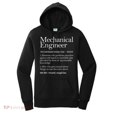 Mechanical Engineer Definition Apparel Mechanic Engineering Women's Hoodie