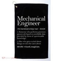 Mechanical Engineer Definition Apparel Mechanic Engineering Golf Towel thumb 0