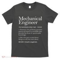 Mechanical Engineer Definition Apparel Mechanic Engineering T-Shirt thumb 0