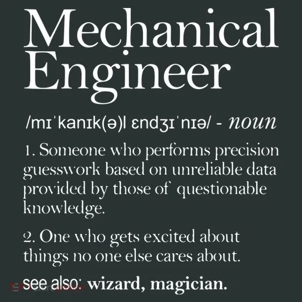 Mechanical Engineer Definition Apparel Mechanic Engineering T-Shirt