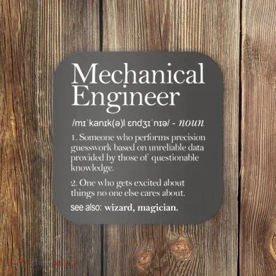 Mechanical Engineer Definition Apparel Mechanic Engineering Coaster