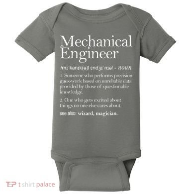 Mechanical Engineer Definition Apparel Mechanic Engineering Baby Bodysuit