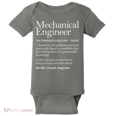 Mechanical Engineer Definition Apparel Mechanic Engineering Baby Bodysuit