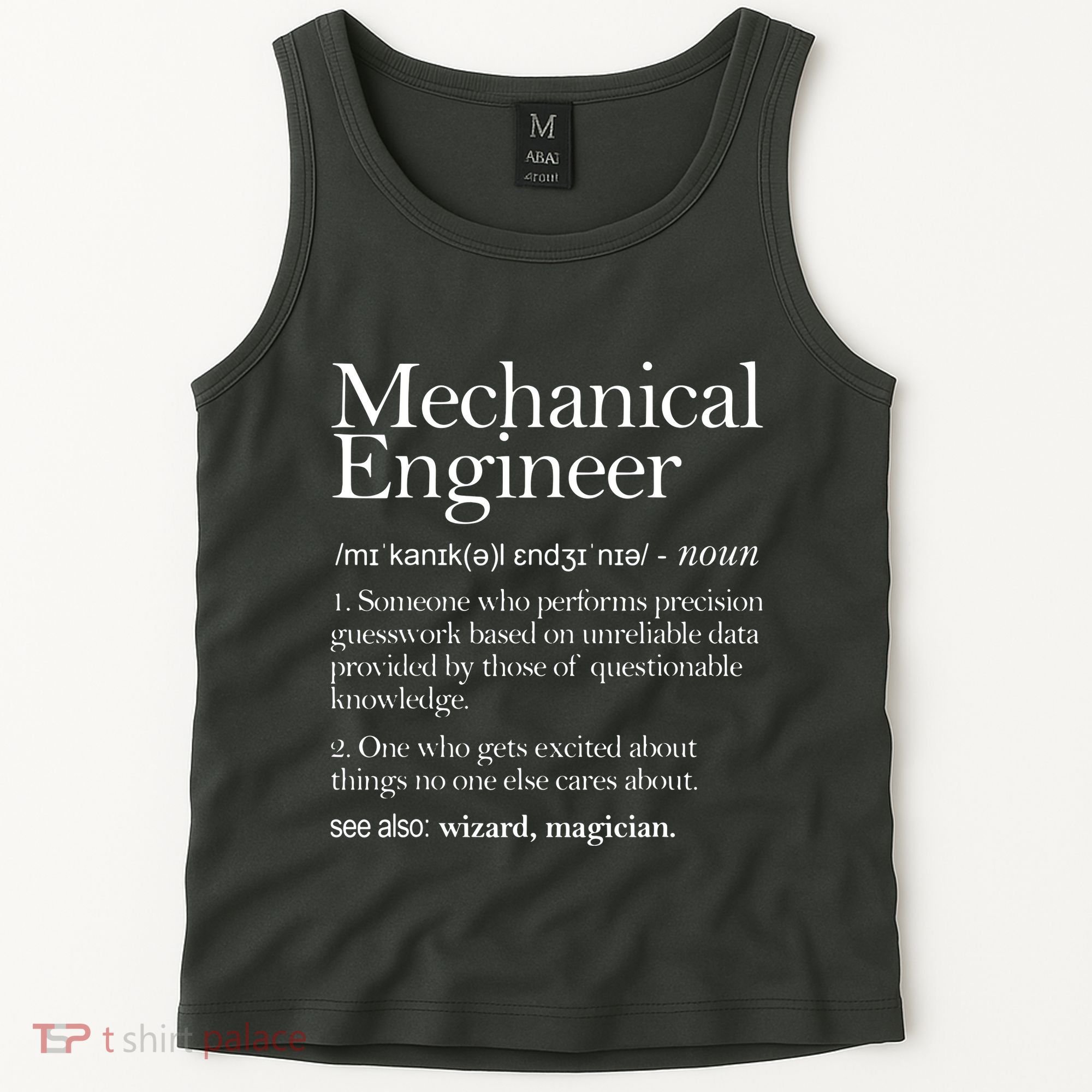 Mechanical Engineer Definition Apparel Mechanic Engineering Tank Top