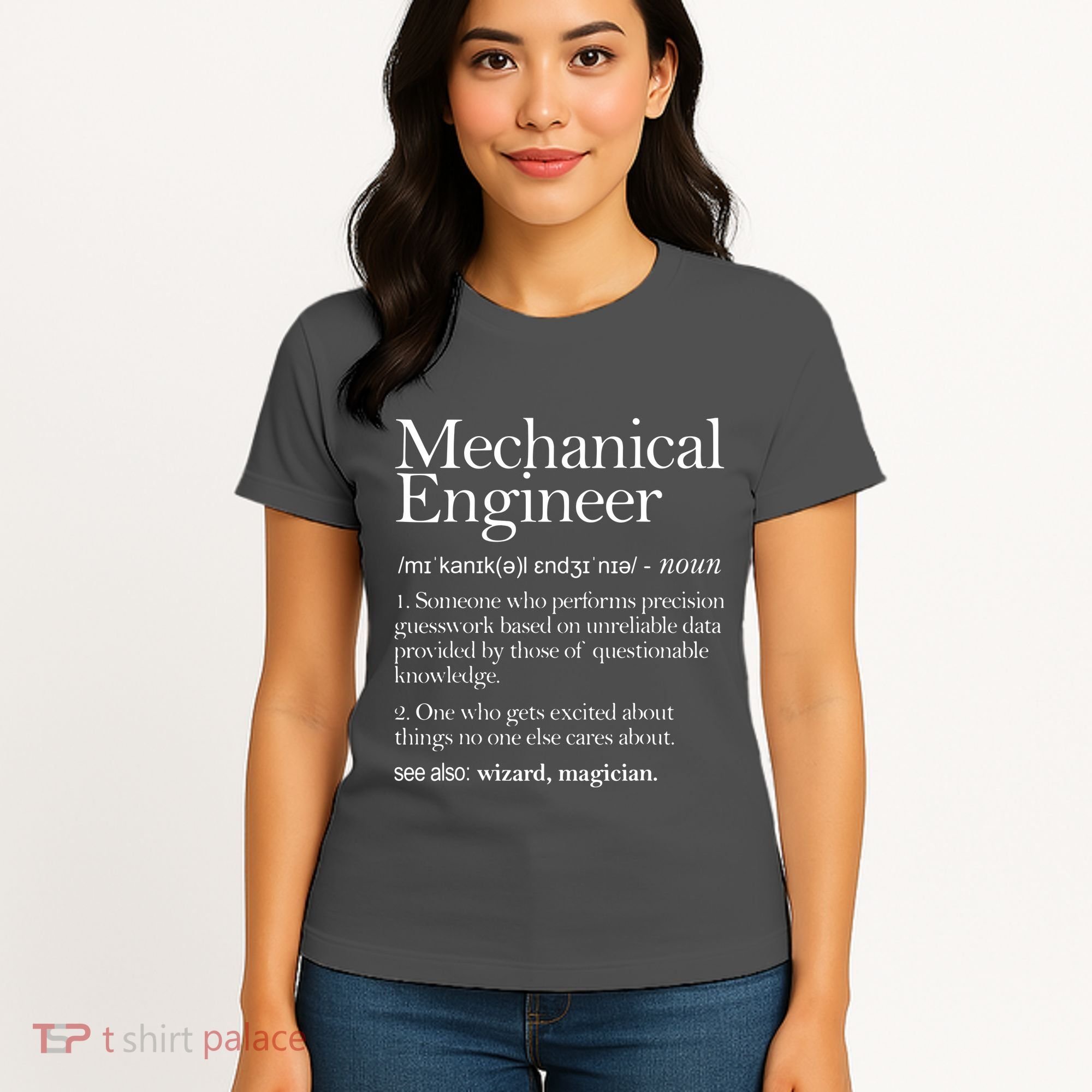 Mechanical Engineer Definition Apparel Mechanic Engineering Women's T-Shirt