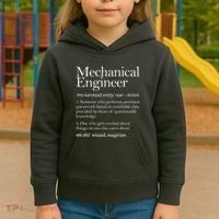 Mechanical Engineer Definition Apparel Mechanic Engineering Kids Hoodie thumb 3