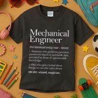 Mechanical Engineer Definition Apparel Mechanic Engineering Kids T-Shirt thumb 3