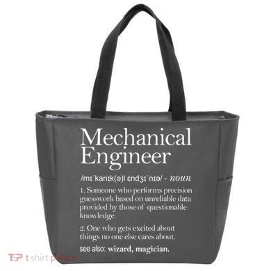Mechanical Engineer Definition Apparel Mechanic Engineering Bag
