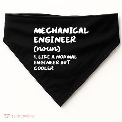 Mechanical Engineer Definition Funny Engineering USA-Made Doggie Bandana